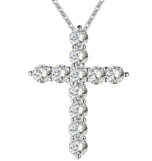 Faithful Cross Pendant Necklace HejK.com Marketplace LLC