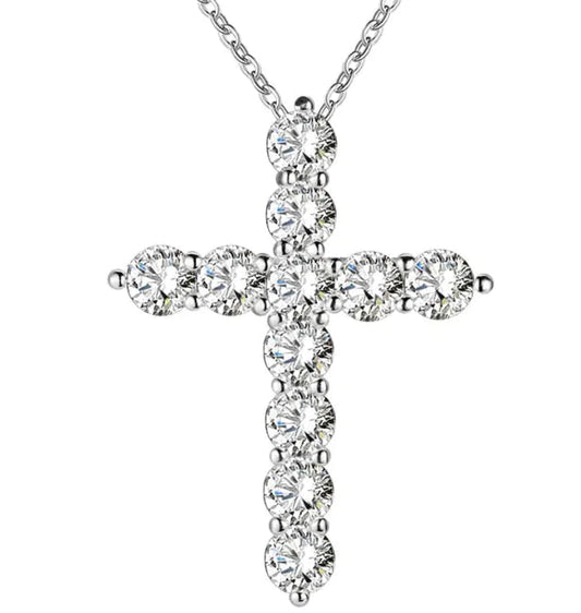 Faithful Cross Pendant Necklace HejK.com Marketplace LLC