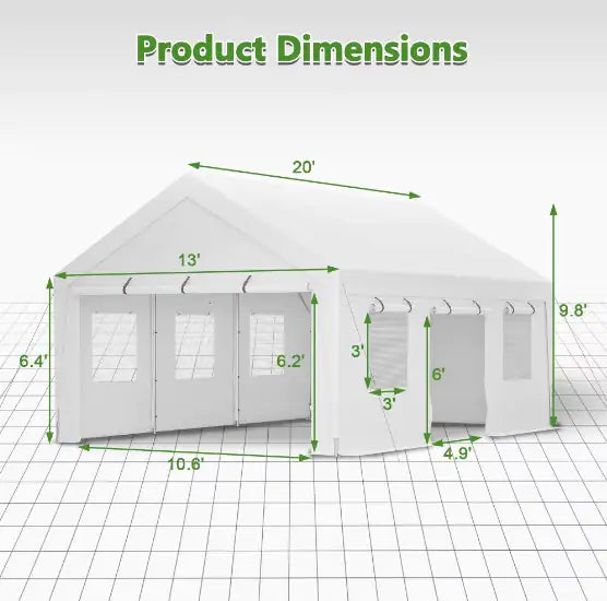 Storage Tent For Canopy Tents WEM Support (www.WEM.support)