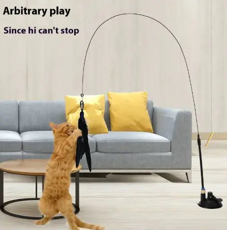 Toy Cat Teaser Stick WEM Support (www.WEM.support)