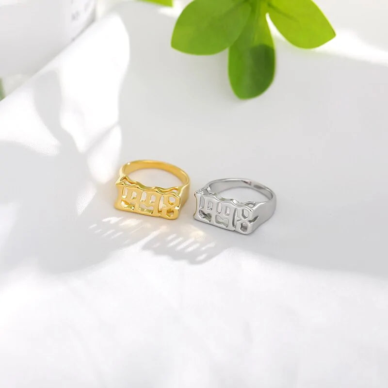 Stainless Steel Ring Year WEM Support (www.WEM.support)