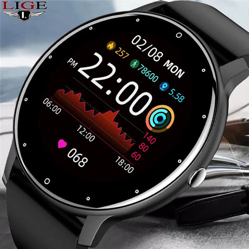 New Smart Watch Men Full Touch Screen Sport Fitness Watch WEM Support (www.WEM.support)