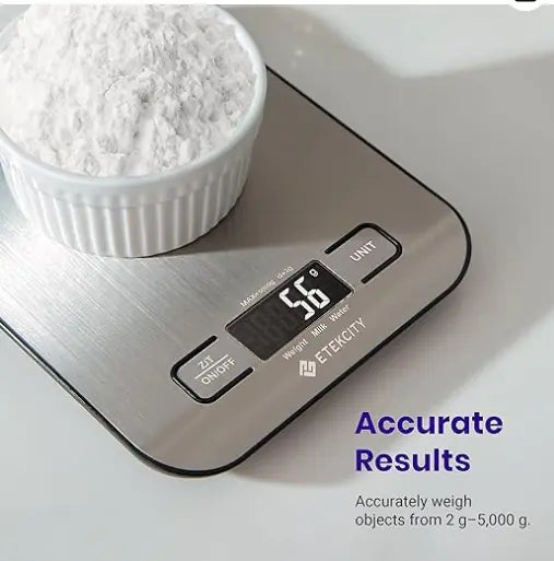 Rechargeable Stainless Steel Kitchen Scale HejK.com Marketplace LLC