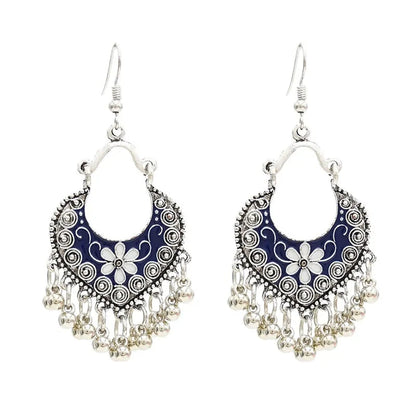 Egypt Vintage Silver Alloy Earrings for Women WEM Support (www.WEM.support)