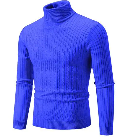 Men's Turtleneck Knitted Sweater WEM Support (www.WEM.support)