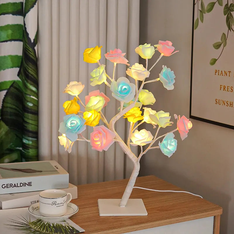 Rose Tree Lamp Decoration WEM Support (www.WEM.support)