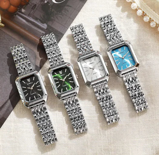 Square Steel Strap Women's Watch HejK.com