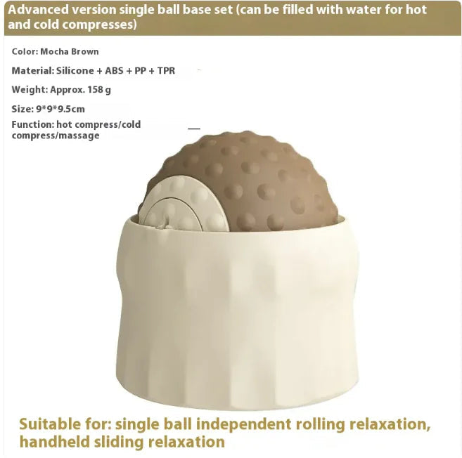 TheraSphere Hot & Cold Massage Ball – Muscle Relief for Feet, Back, and Fitness Recovery WEM Support (www.WEM.support)