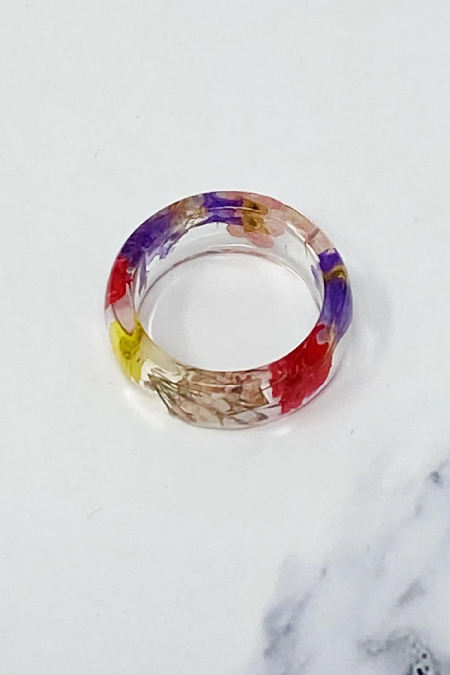 Flower Field Acrylic Ring WEM Support (www.WEM.support)