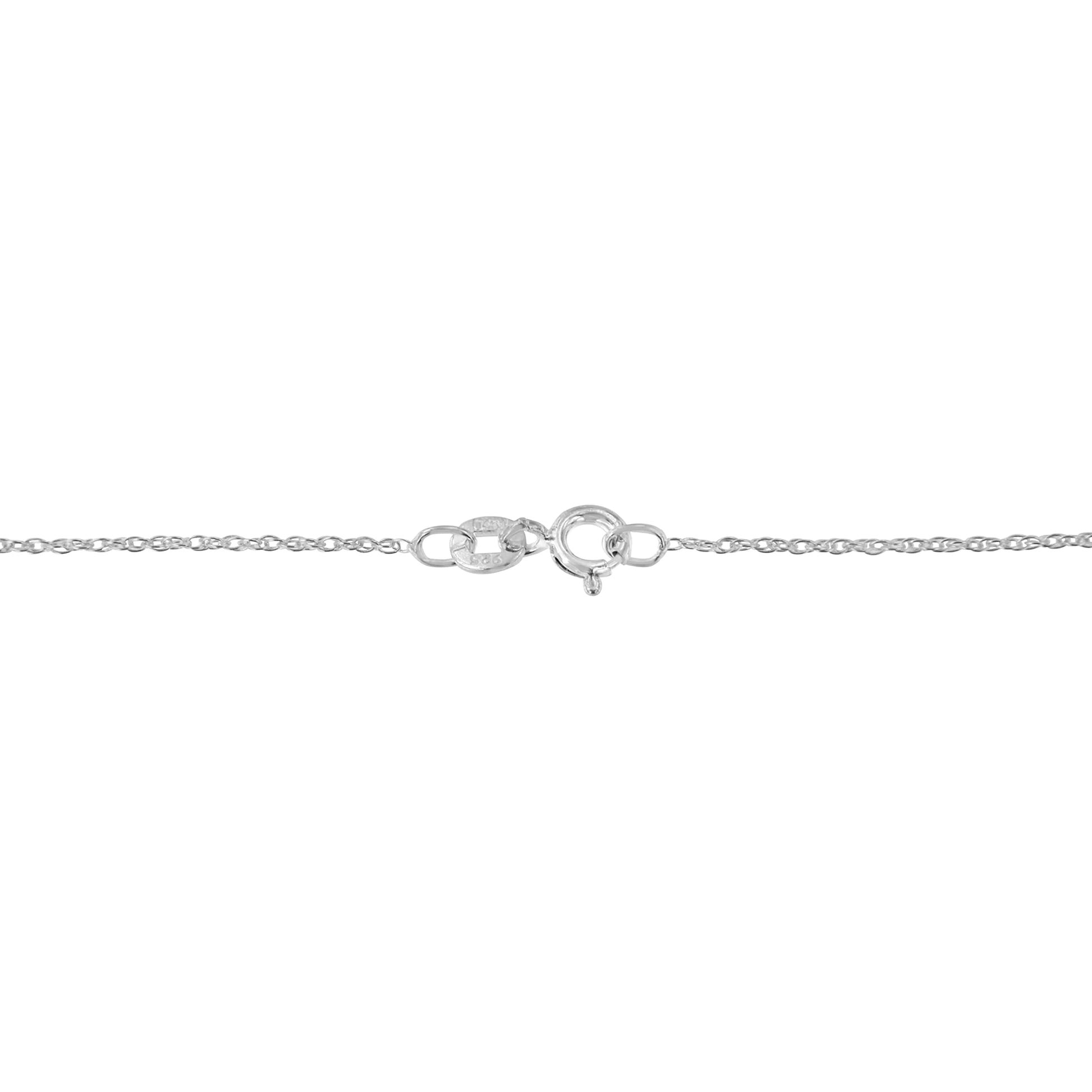 Colar com Pingente de Amor e Diamantes em Ouro Branco e Rosa 14KT (J-K, SI2-I1) WEM Support (www.WEM.support)