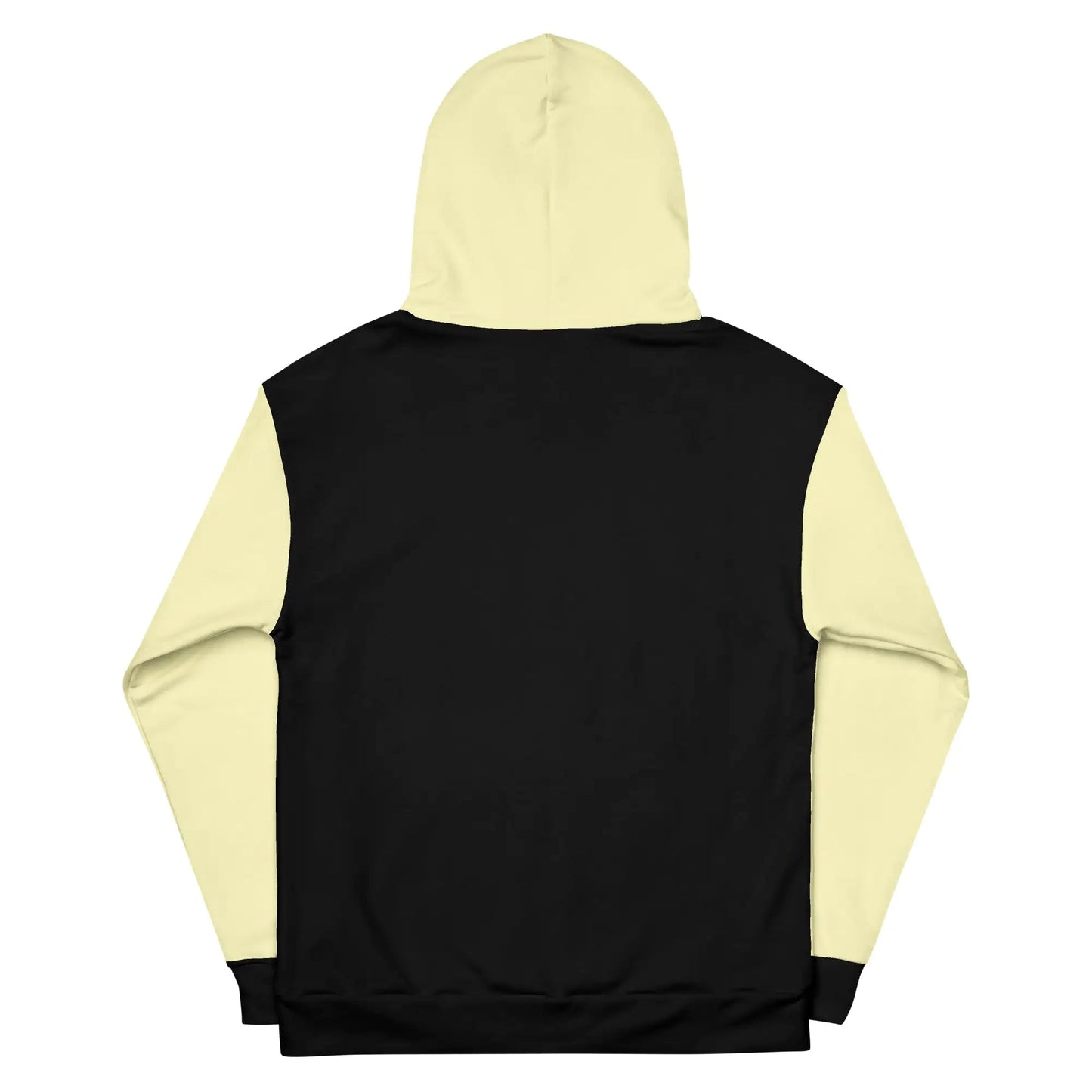 Cream Yellow Two-Tone Tropical Seas Hoodie WEM Support (www.WEM.support)