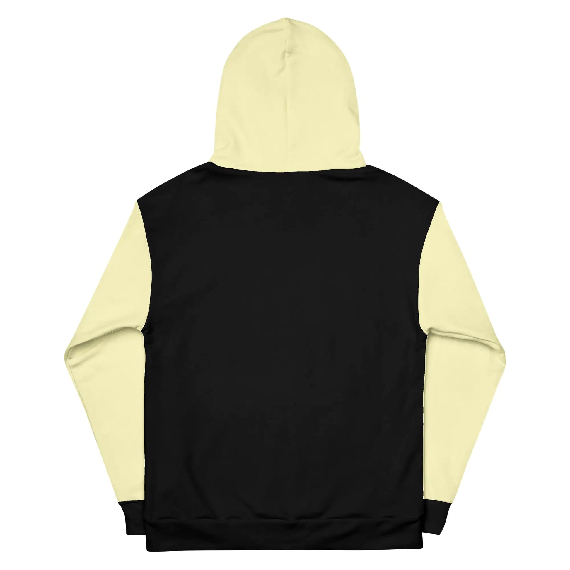 Cream Yellow Two-Tone Tropical Seas Hoodie WEM Support (www.WEM.support)