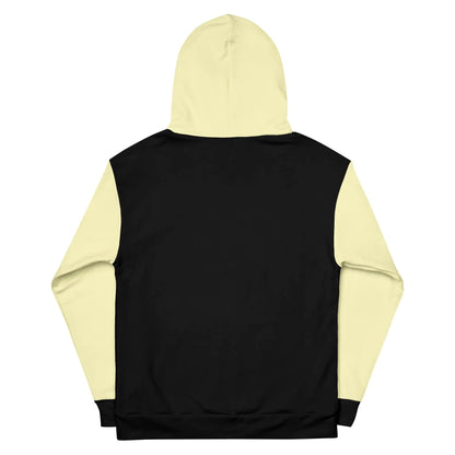 Cream Yellow Two-Tone Tropical Seas Hoodie WEM Support (www.WEM.support)