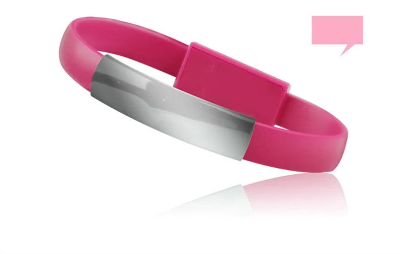 Outdoor Colorful Mini Micro USB Bracelet Charger WEM Support (www.WEM.support)