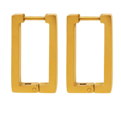 Terra Geometric Gold Earrings WEM Support (www.WEM.support)