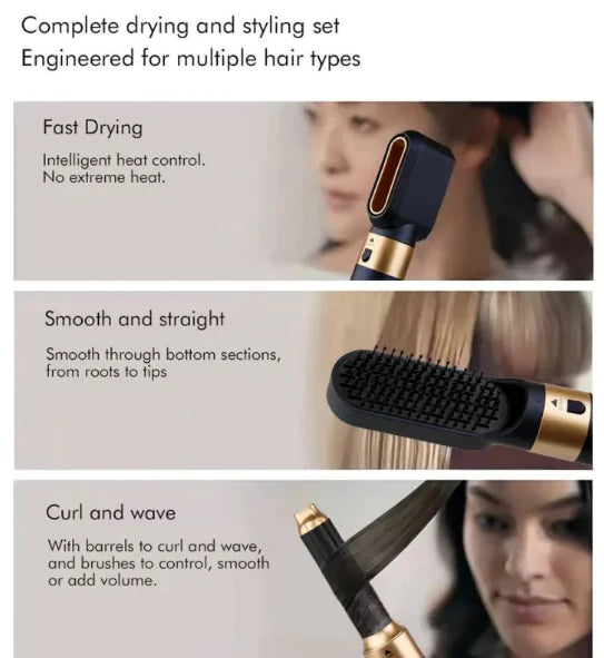 5-in-1 Multi Hair Styler & Curling Iron WEM Support (www.WEM.support)