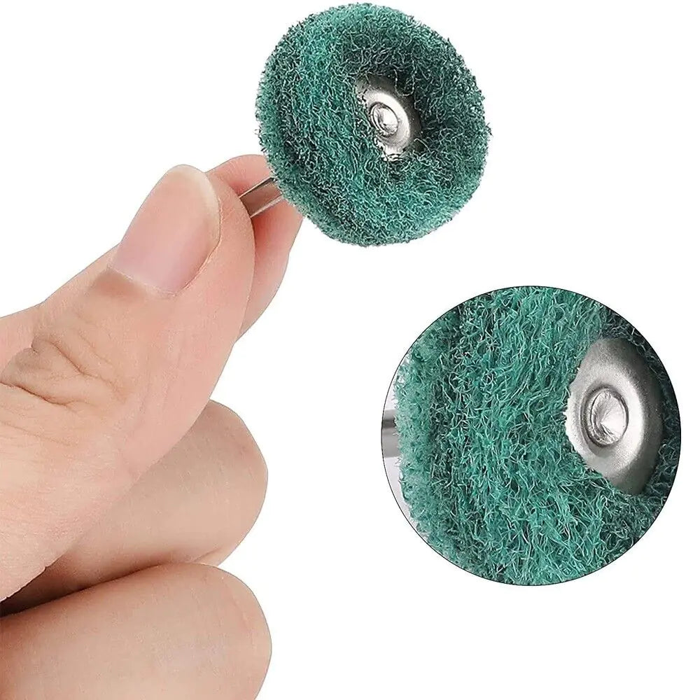 50 Metal Polishing Buffing Wheel Burr Kit Rotary Tool Accessories Set For Dremel WEM Support (www.WEM.support)
