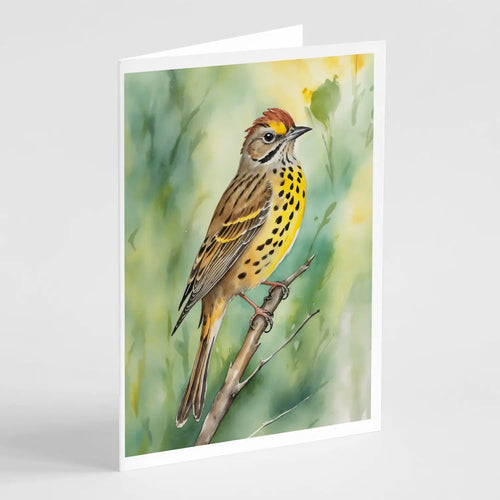 Alabama Yellowhammer Greeting Cards Pack of 8 WEM Support (www.WEM.support)