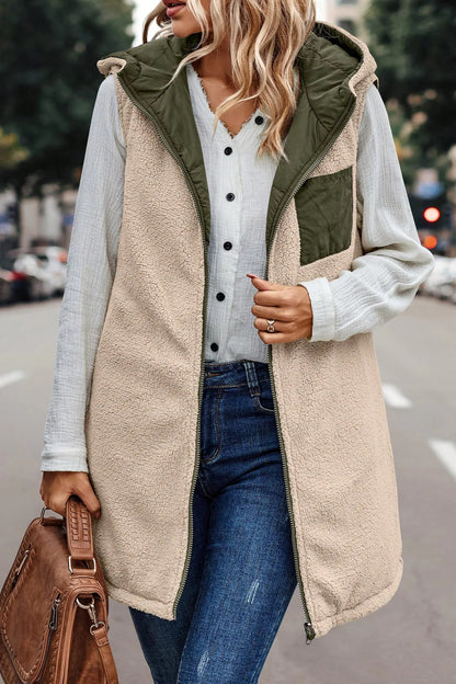 Double-Sided Hooded Cotton Jacket Vest WEM Support (www.WEM.support)