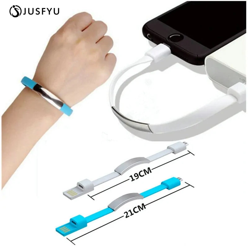 Outdoor Colorful Mini Micro USB Bracelet Charger WEM Support (www.WEM.support)