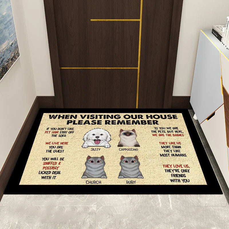 Cartoon Pet Non-Slip Bath Mat WEM Support (www.WEM.support)