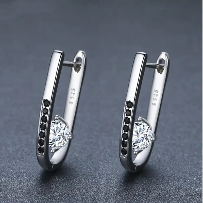 Simple All-matching Graceful Design U-shaped Earrings WEM Support (www.WEM.support)