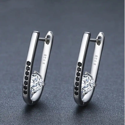 Simple All-matching Graceful Design U-shaped Earrings WEM Support (www.WEM.support)
