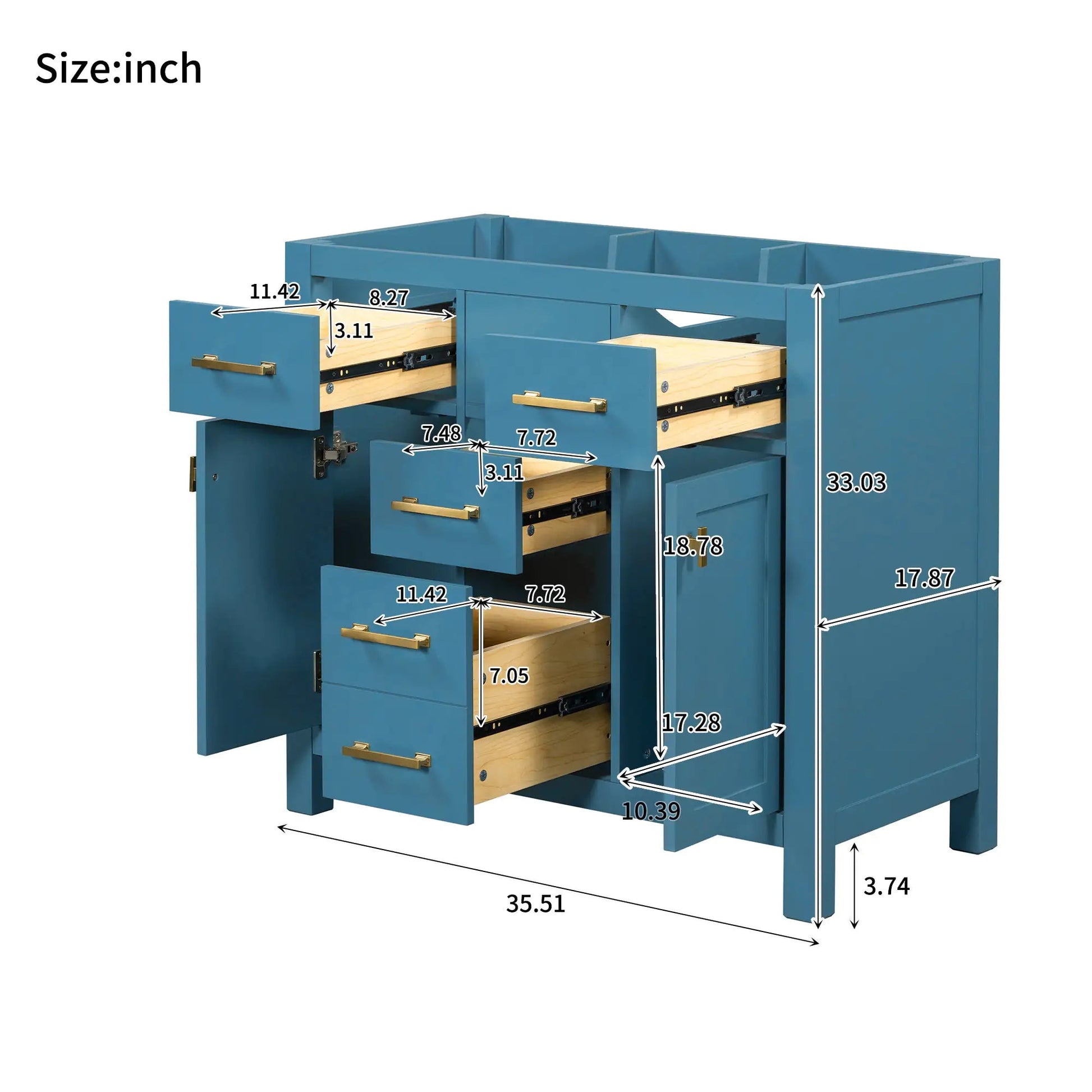 Solid Wood Bathroom Storage Cupboards WEM Support (www.WEM.support)