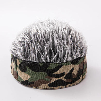 Short Hair Wig Retro Beanie HejK.com