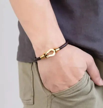 Classic Braided Stainless Steel Bracelet HejK.com