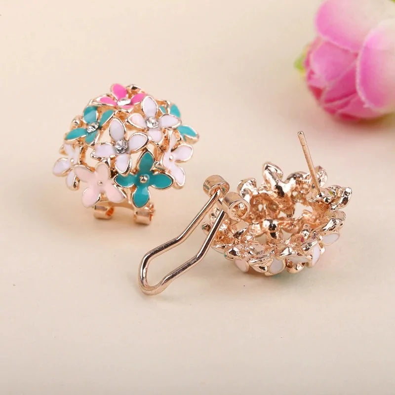 Floral Arrangement Earrings WEM Support (www.WEM.support)