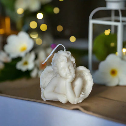 Angel Handmade Soy Wax Candle WEM Support (www.WEM.support)