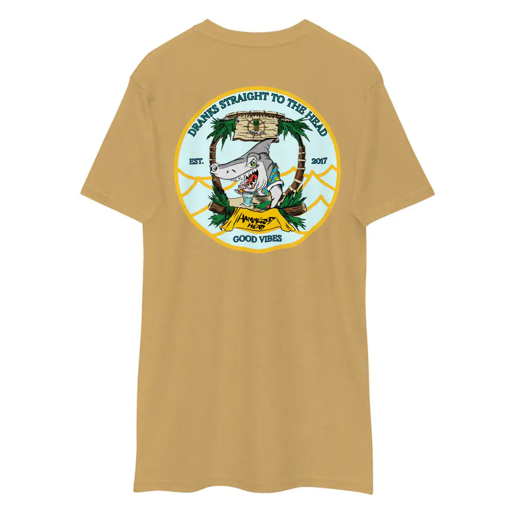 Men's Tropical Hammered Head Shark t-shirt WEM Support (www.WEM.support)
