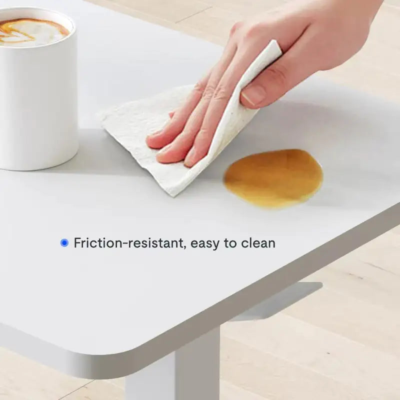 Standing Scroll Table With Hidden Wheels Side Table  Height-adjustable Bed Table Laptop Table WEM Support (www.WEM.support)