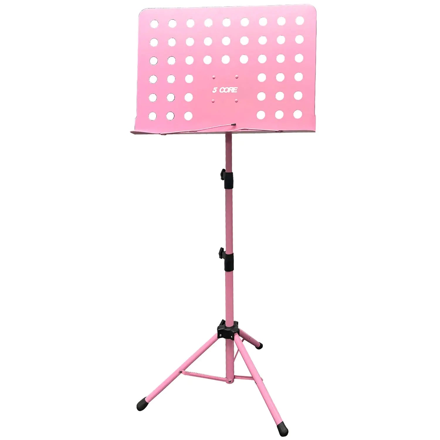 Suporte para Música 5Core para Partituras, Tripé Portátil Ajustável e Dobrável, Suporte para Notas, ROSA WEM Support (www.WEM.support)