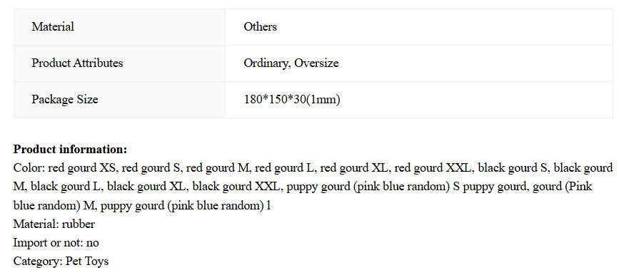 Pet Gourd Bite-resistant Rubber Dog Toy WEM Support (www.WEM.support)