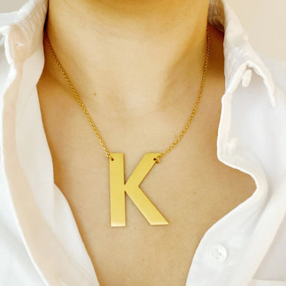 Ellison + Young: Boldly You Initial Necklace WEM Support (www.WEM.support)
