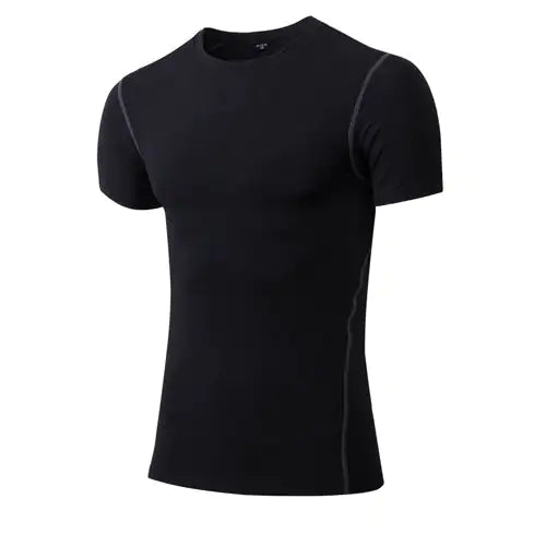 Solid color quick-drying bottoming short sleeve WEM Support (www.WEM.support)