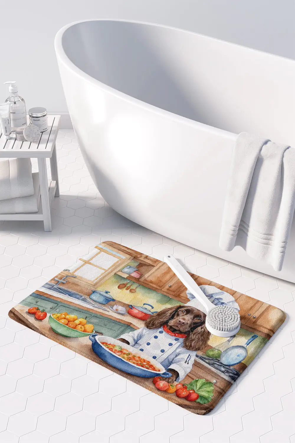 Boykin Spaniel The Chef Memory Foam Kitchen Mat WEM Support (www.WEM.support)