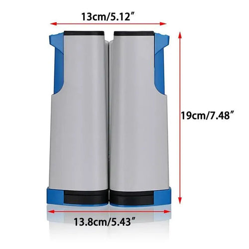 Einfach zu installierendes einziehbares Tischtennisnetz WEM Support (www.WEM.support)