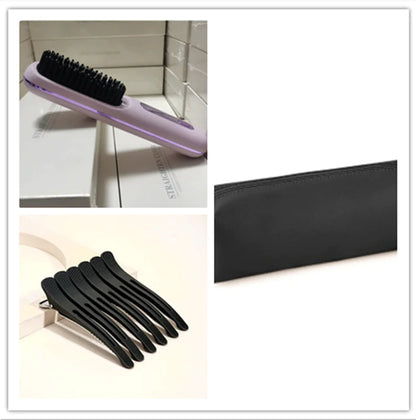 2-in-1 Wireless Hair Straightener Brush WEM Support (www.WEM.support)