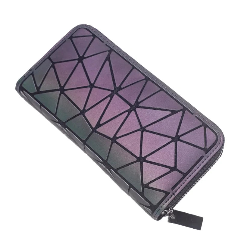 Slim Thin Geometric-Patterned Wallet WEM Support (www.WEM.support)