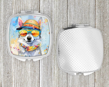 Alaskan Klee Kai Hippie Dawg Compact Mirror WEM Support (www.WEM.support)