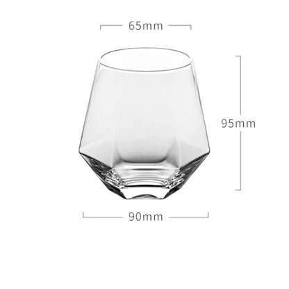 Six-Row Glass Cold Water Bottle