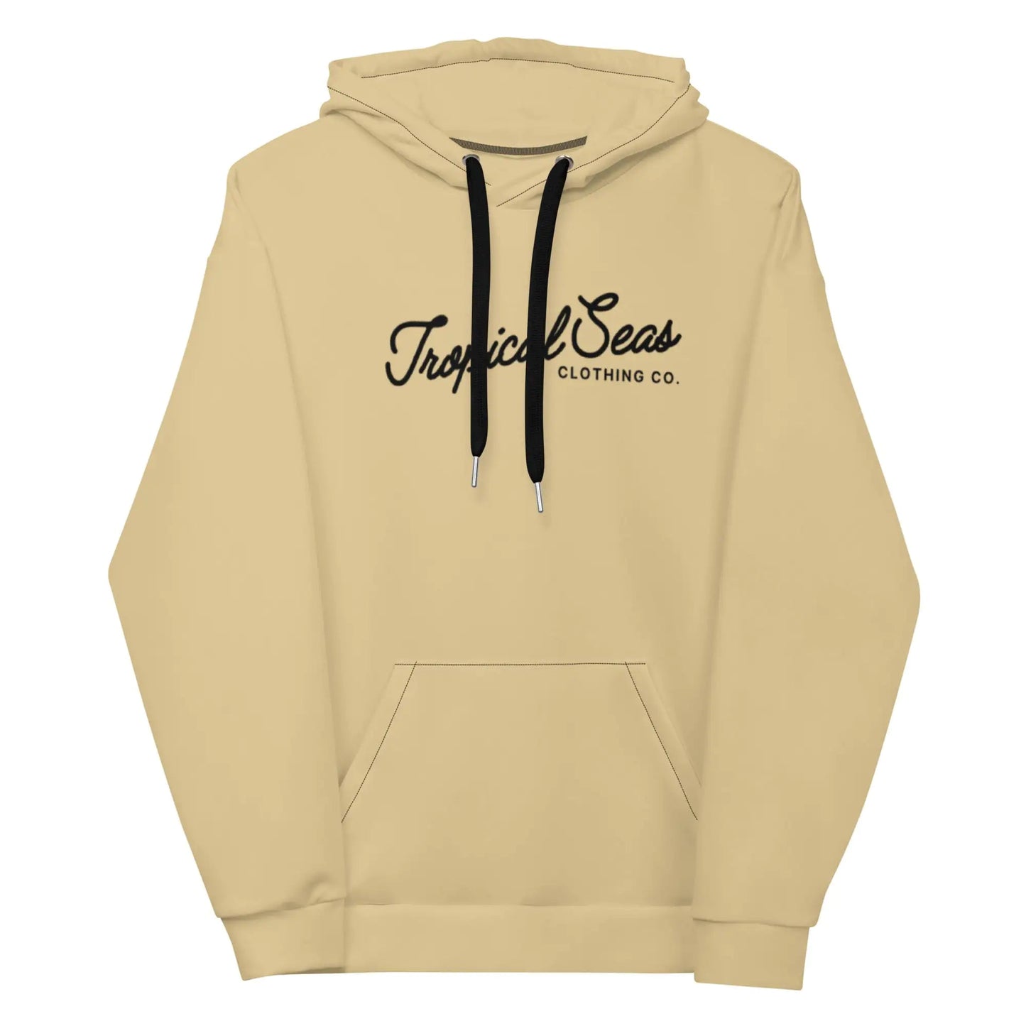 Beige Tropical Seas Hoodie WEM Support (www.WEM.support)