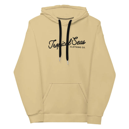 Beige Tropical Seas Hoodie WEM Support (www.WEM.support)