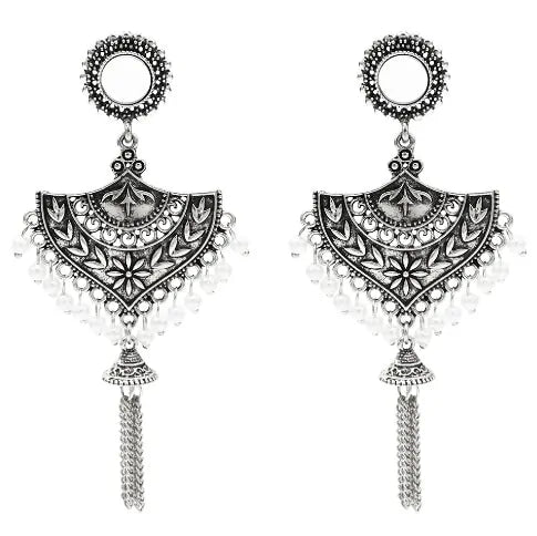 Egypt Vintage Silver Alloy Earrings for Women WEM Support (www.WEM.support)