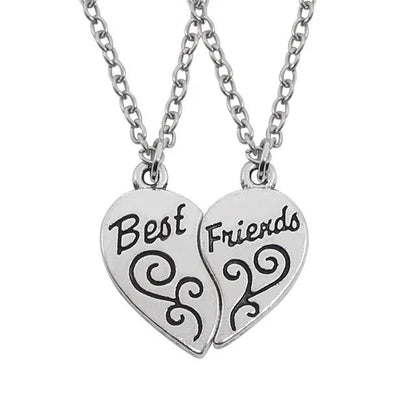Star Moon Best Friend Pendant Necklace Set WEM Support (www.WEM.support)