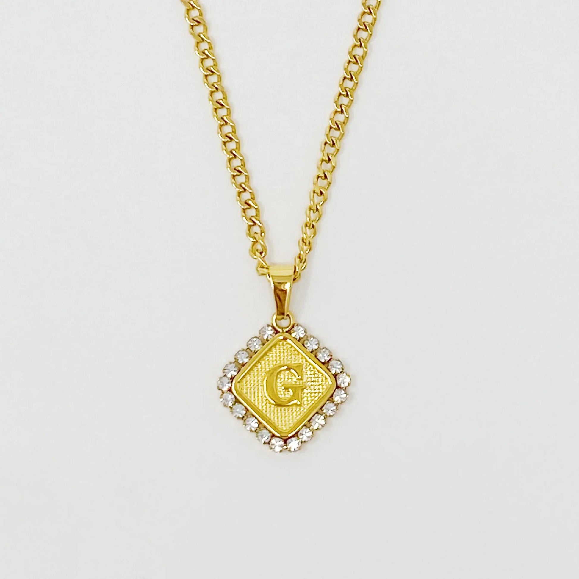 Aztec Delight Initial Necklace WEM Support (www.WEM.support)