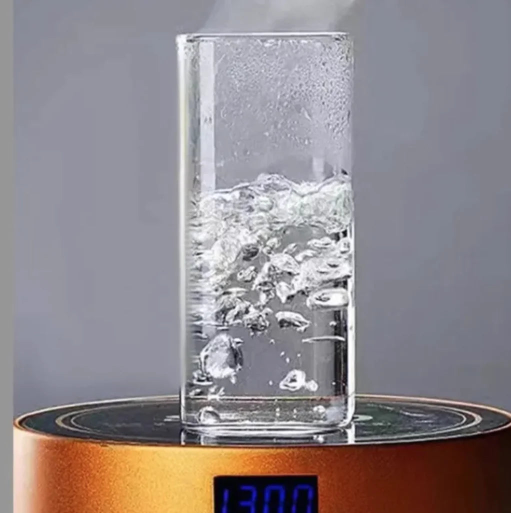 Square Transparent Coffee Cup with Lid WEM Support (www.WEM.support)